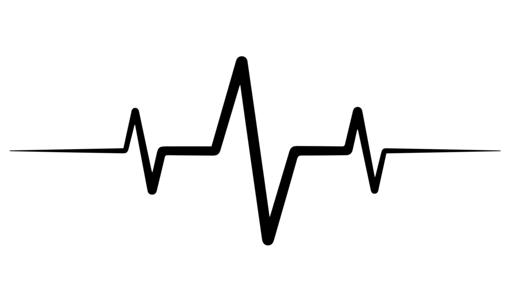 heart rate pulse on transparent background free png